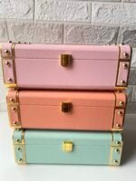 Vintage Leather Trunk Boxes (without name)