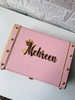 Vintage Leather Trunk Boxes (customised with name) - Image 7