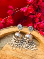 Pearl Lotus Jhumki