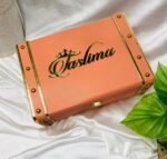 Vintage Leather Trunk Boxes (customised with name) - Image 3