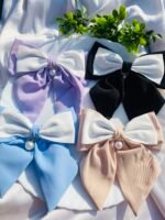 Premium Pearl Hair Bow Clip