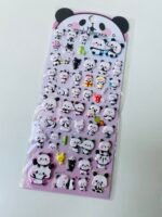 Panda 3D Stickers sheet - Image 6