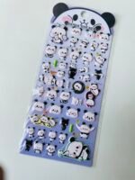 Panda 3D Stickers sheet - Image 4