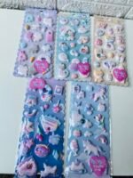 Kawaii 3D Sticker Sheet