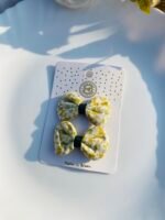 Floral Mini Bow Clips - Image 5