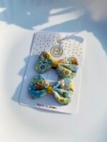 Floral Mini Bow Clips - Image 4