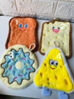 Cute kawaii food hand towels - Image 2