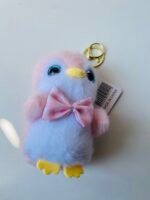 Pink penguine plushie Keychain