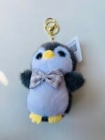 Black penguine plushie Keychain