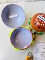 Cute burger shaped metal piggy bank - Image 3