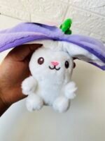 Cute surprise rabbit plushy keychain - Image 5