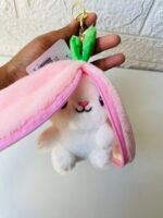 Cute surprise rabbit plushy keychain - Image 6