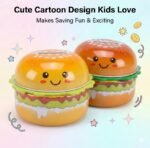 Cute burger shaped metal piggy bank - Image 5