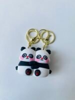 Panda hugging keychain - Image 3
