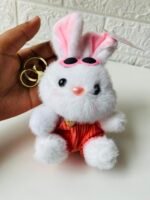 Bunny plushy keychain
