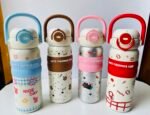 Cute Thermos Dual Mouth Bottle - 620 ML