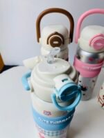 Cute Thermos Dual Mouth Bottle - 620 ML - Image 3