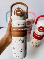 Cute Thermos Dual Mouth Bottle - 620 ML - Image 2