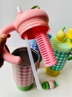 Gingham Fruit Sipper tumbler -800 mL - Image 3