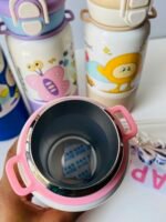 Cute Cartoon dual sip water bottle - 500 ml - Image 4