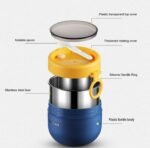 Stainless Steel Insulated Lunch Bowl with Foldable Spoon - Image 10