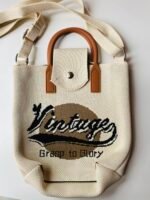 Knitted sling bag