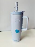 Sitarayuri Heart Pearl Tumbler with straw  -1200 mL - Image 8