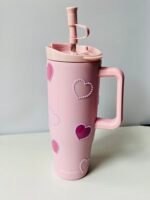 Sitarayuri Heart Pearl Tumbler with straw  -1200 mL - Image 7
