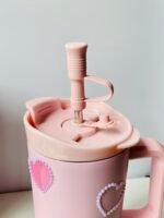 Sitarayuri Heart Pearl Tumbler with straw  -1200 mL - Image 6
