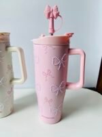 Sitarayuri Bow Pearl Tumbler with straw -1200 mL - Image 2