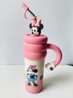 Mickey & Minnie Premium Stainless Steel Tumbler with Handle – 850 mL - Image 2