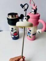 Mickey & Minnie Premium Stainless Steel Tumbler with Handle – 850 mL - Image 5