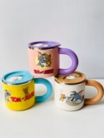 Tom & Jerry Stainless Steel Insulated Mug with Lid