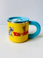 Tom & Jerry Stainless Steel Insulated Mug with Lid - Image 4