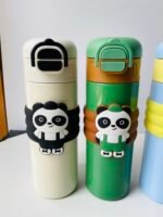 Panda Kids Insulated Stainless Steel Sipper Bottle- 520ml - Image 7