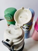 Panda Kids Insulated Stainless Steel Sipper Bottle- 520ml - Image 4