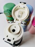 Panda Kids Insulated Stainless Steel Sipper Bottle- 520ml - Image 5