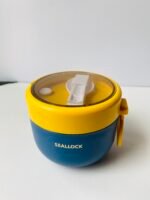 Stainless Steel Insulated Lunch Bowl with Foldable Spoon - Image 6