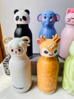 Cute Animal Stainless Steel Insulated Bottle with Straw – 480mL - Image 7