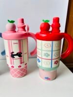 Cute Light Bulb Ice Cup Sipper – 800 mL - Image 2