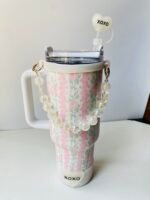 🌸 Floral Printed Charm Tumbler- 1.2L