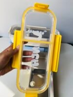2 Compartment Stainless Steel Lunch Box - 700 mL - Image 3