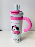 Cute Printed Handle Sipper – 860 mL 🧸💕 - Image 6