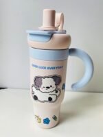 Cute Printed Handle Sipper – 860 mL 🧸💕 - Image 7