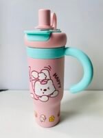 Cute Printed Handle Sipper – 860 mL 🧸💕 - Image 8