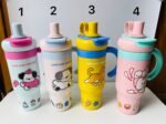 Cute Printed Handle Sipper – 860 mL 🧸💕